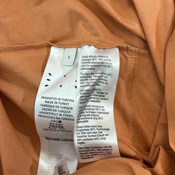 MCQ by Alexander McQueen Graphic T-Shirt Orange - Picture 7 of 7